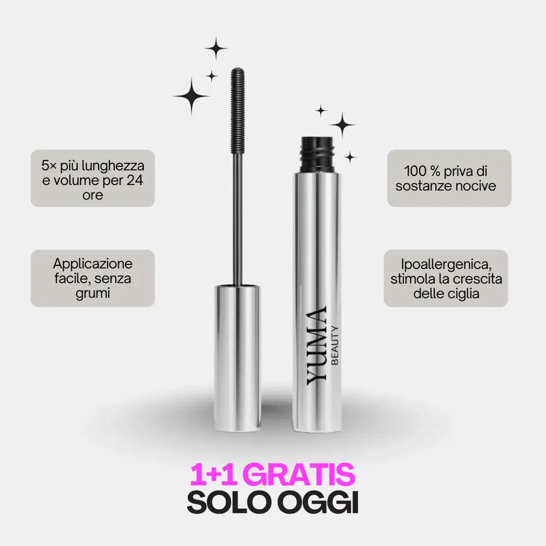 NuraBeauty| Mascara naturel allongeant et nourrissant.