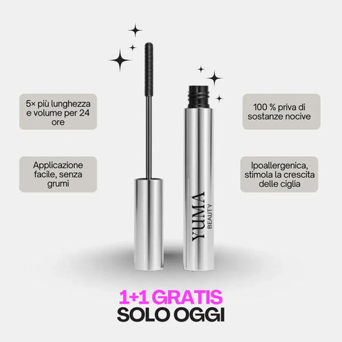NuraBeauty| Mascara naturel allongeant et nourrissant.