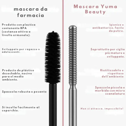 NuraBeauty| Mascara Yeux de Fer naturel allongeant et nourrissant.