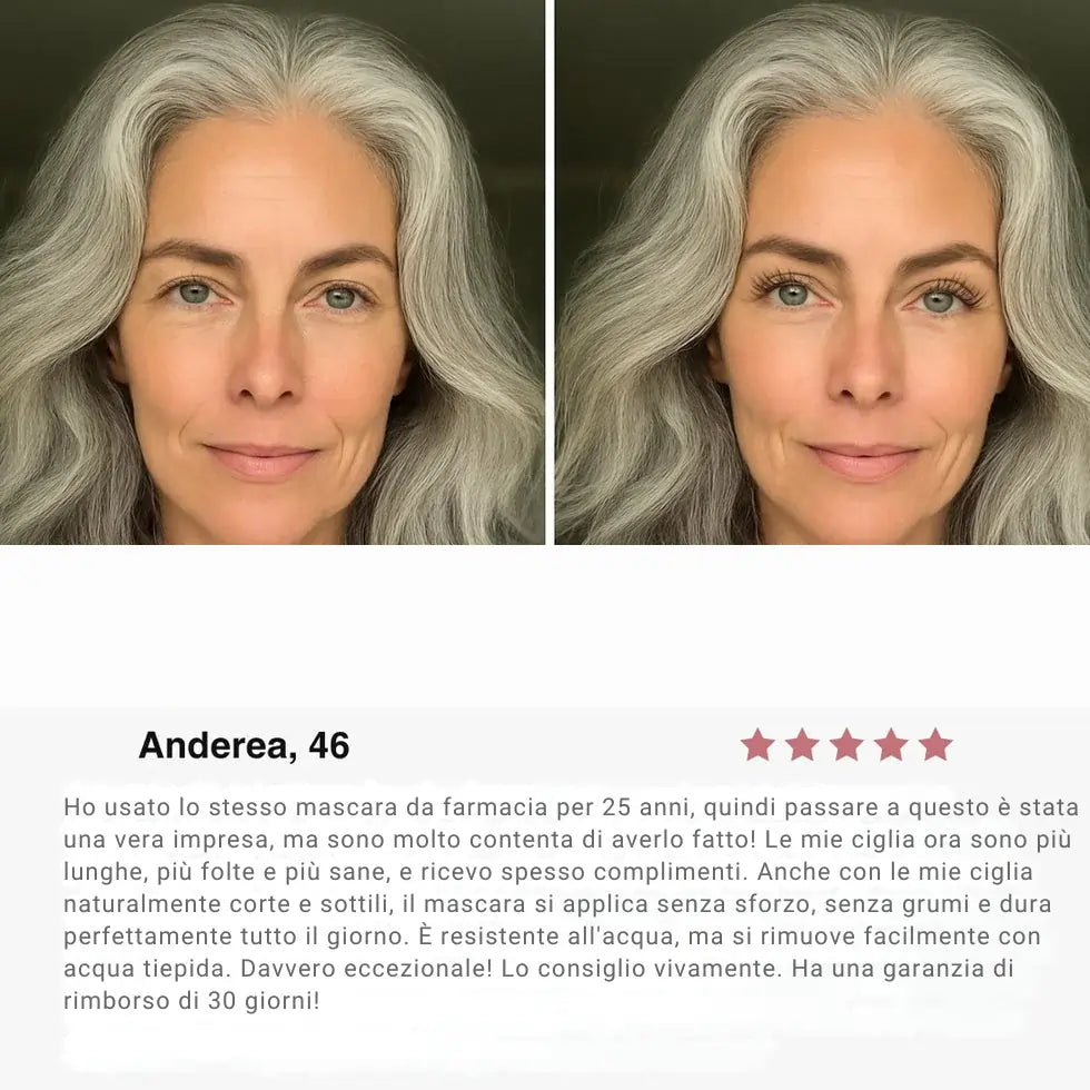 NuraBeauty| Mascara Yeux de Fer naturel allongeant et nourrissant.