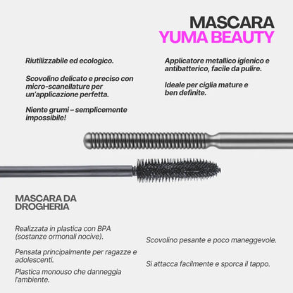 NuraBeauty| Mascara naturel allongeant et nourrissant.