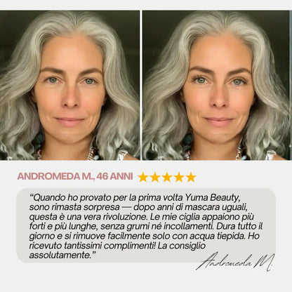 NuraBeauty| Mascara naturel allongeant et nourrissant.